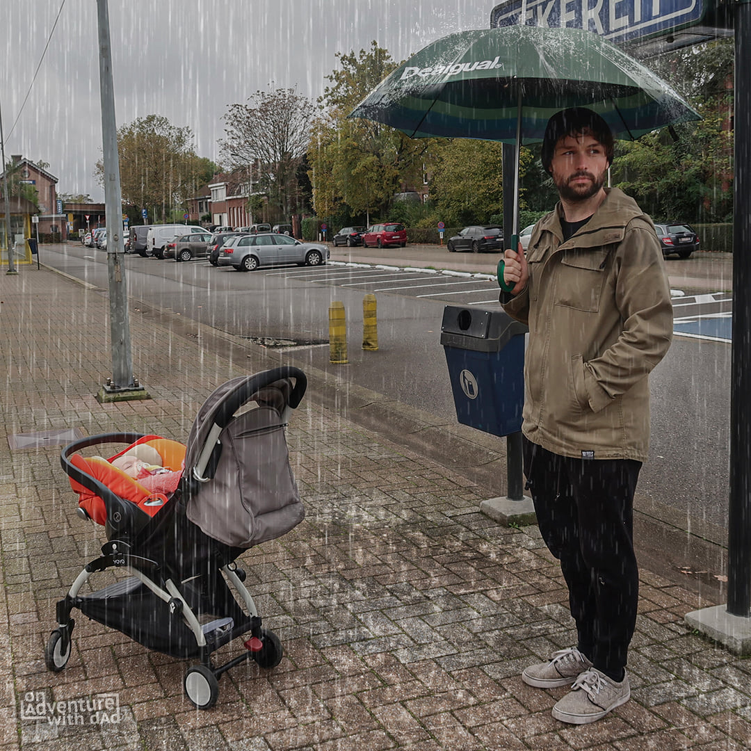 On adventure with dad