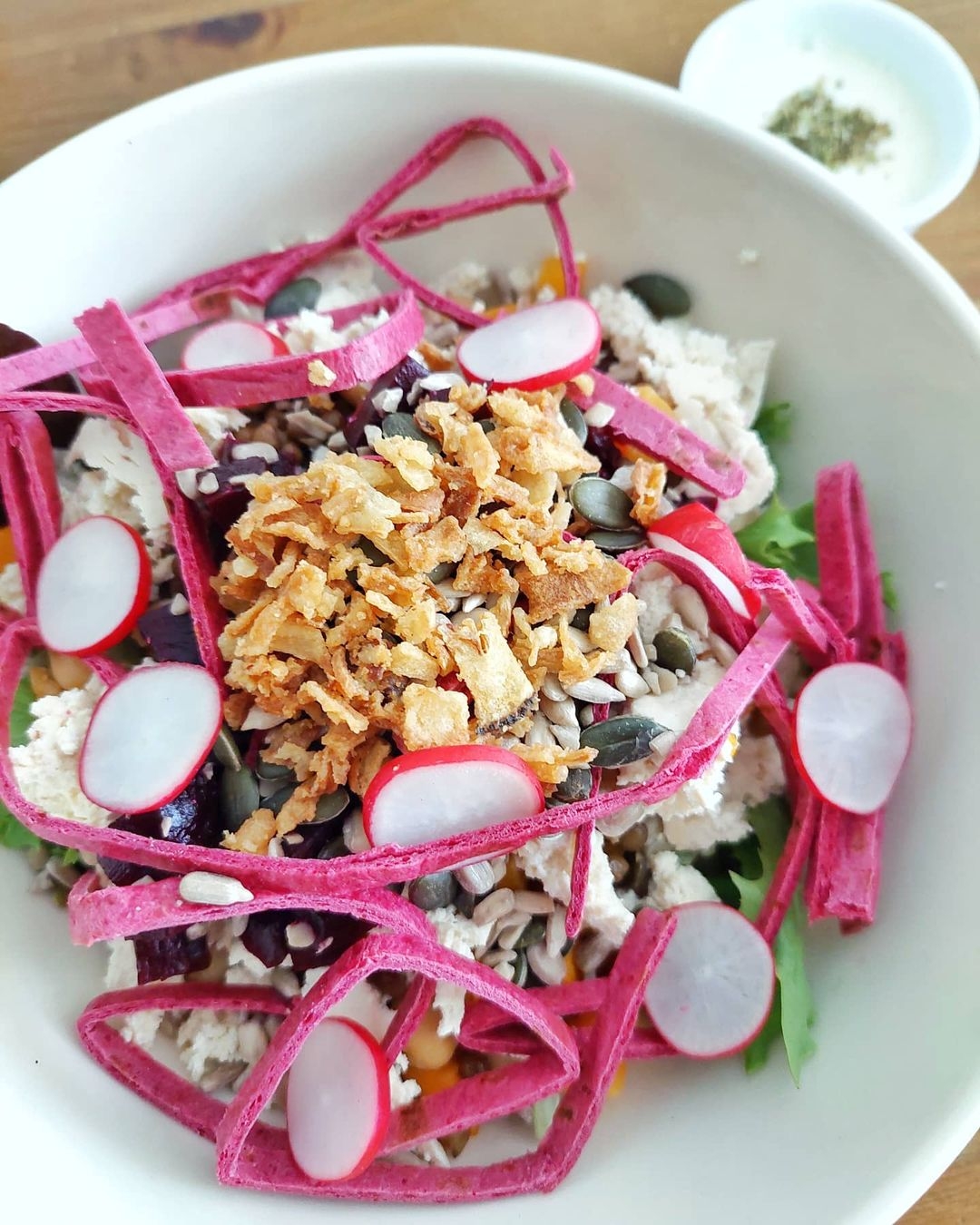 Vegan salade van In ’t Grün.